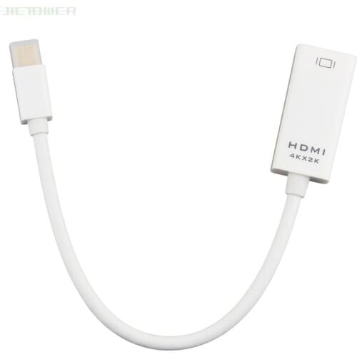 50pcs/lot DP to HDMI Cable Adapter Male To Female For HP/DELL Laptop PC Display Port to 1080P HDMI Cable Adapter Converter