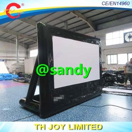 Free air ship to door,airtight outdoor Giant Inflatable Movie Screen Advertising/Home Theater Inflatable projector Screen