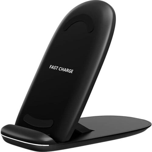 Foldable 10W Qi Wireless Charger for iPhone X Samsung S10 S9 S8 Mobile Phone Fast Charger Stand support Quick Charge 4.0 QC 3.0