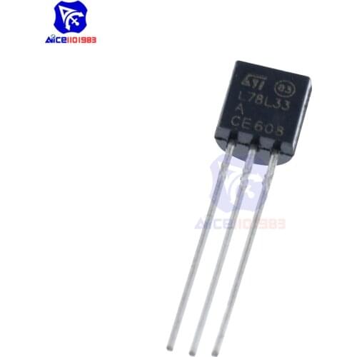 10PCS/Lot IC Chips L78L33ACZ 78L33 TO-92 3.3V Original Integrated Circuit
