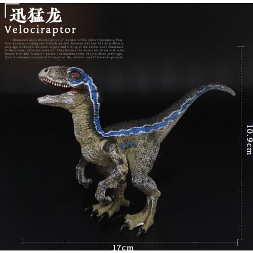 Prehistoric Jurassic Dinosaurs World Velociraptor Big Size Animals Model Action Figures PVC High Quality Toy For Kids Gift
