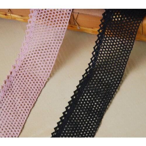 K15333 3yard 4.5cm Cotton Lace Trim Top Knitting Wedding Bride Embroidered Diy Handmade Patchwork Ribbon Sewing Supplies Crafts
