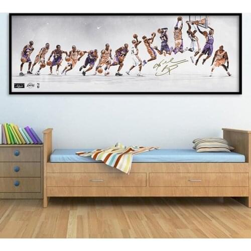 Classic Kobe Bryant Poster Decorative Painting Wall Art Pictures Painting Wall Art for Living Room Home Decor (No Frame)