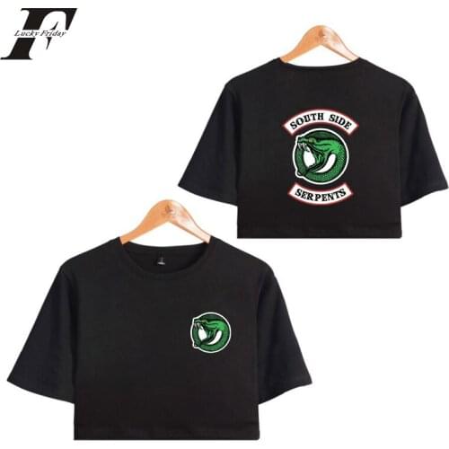 LUCKYFRIDAYF Women's Cropped T-shirts