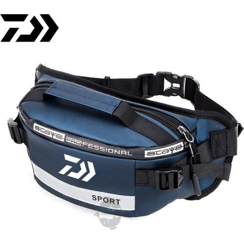 Daiwa New Multicolor Waist Packs Waterproof Running Fishing Bag Outdoor Sports Belt Bag Riding Phone Fanny Pack Gym Belt Bags