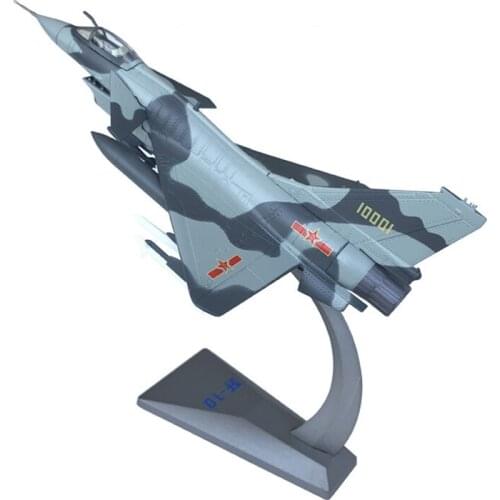 1/72 Scale Fighter Chinese Air Force J-10 Vigorous Dragon Firebird Aircraft Model Toys Children Kids Gift for Collection