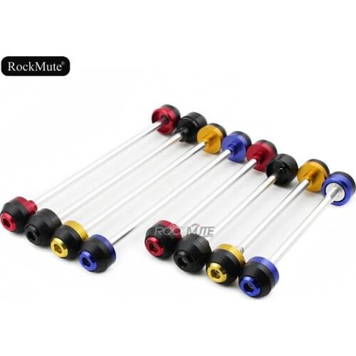 Motorcycle Accessories Front Rear Axle Fork Crash Sliders Wheel Protector For SUZUKI GSX-R 600/750 2011 2012 2013 2014 2015