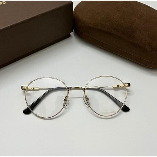 2021 Tom For Brand Men Optical Eyeglasses Frames TF5418 Forde Metal Women men Reading Myopia Prescription Glasses Original Case
