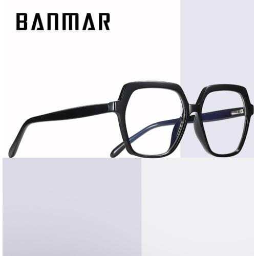 BANMAR Anti Blue Light Computer Glasses For Anti Eye Eyestrain Clear PC Lens TR90 Frame Upgrade Men Women Eyeglasses