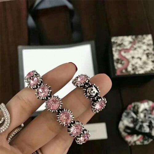 Xd252 Luxury Designer Fashion 925 Sterling Silver shinning European style Jewelry leaves shaped fancy pc