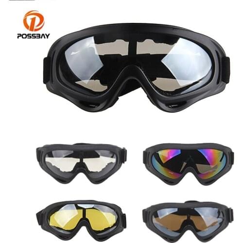 Universal Motorcycle Vintage Goggles Pilot Motorbike Scooter Biker Glasses Steampunk Goggles for Motocross Helmet ATV Scooter