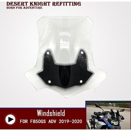 For BMW F 850GS Adventure 2019 2020 Motorcycle Windscreen Windshield Wind Screen Deflector Protector