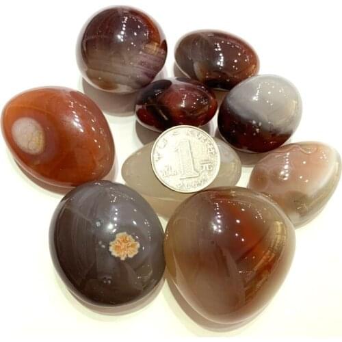 100glot Natural Agate Crystal Polishing Stone Rock Specimen Degaussing Aquarium Home Decoration Natural Quartz Crystals Agate