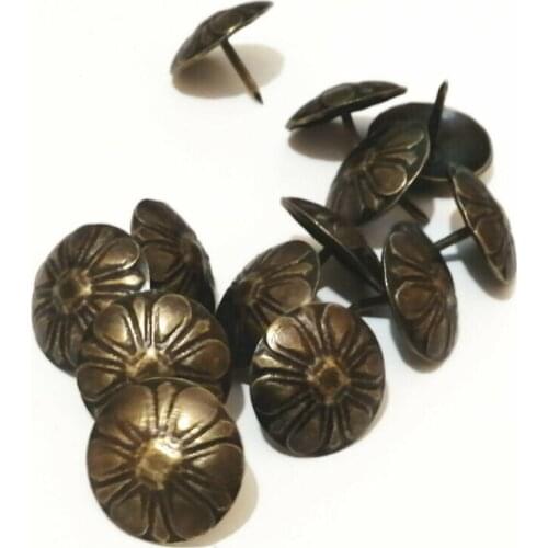 Antique Decorative Upholstery Tacks Chrysanthemum bubble nail sofa decorative nail doornail 25 pcs / 50 pcs