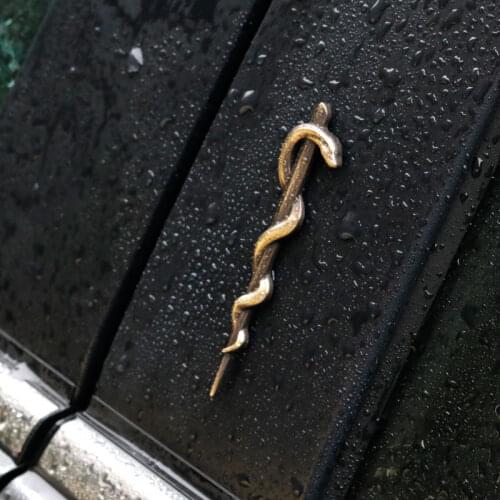 Car Sticker Emblem Badge Star Of Life 3D Chrome Metal 3 Styles 3 Colors Tuning Motorcycle Auto Accessories Car Decoration