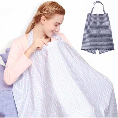 Breathable Breastfeeding Cover Cotton Muslin Breastfeeding Privacy Apron Outdoors Feeding Baby Nursing Cloth Baby Nursing Covers