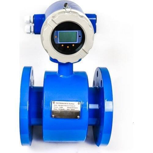 China Manufacturer DN20-DN1200 Battery Powered Lining Electromagnetic Flowmeter Slurry Flow Meter