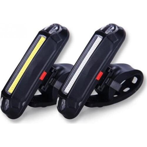 Bicycle Headlight USB Rechargeable Safety Rear Light Bike Rear Light Bike Warning Flash Light Bicycle Taillights Parts