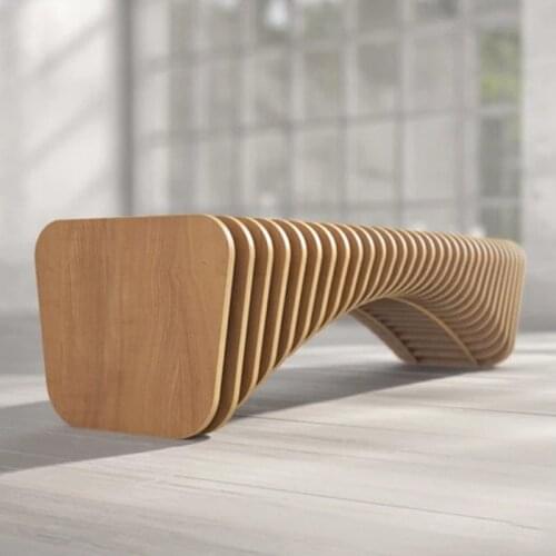 GY Creative Solid Wood Slice Wood Grain Chair Simple Log Bench Individual Stool Leisure Low Footstool