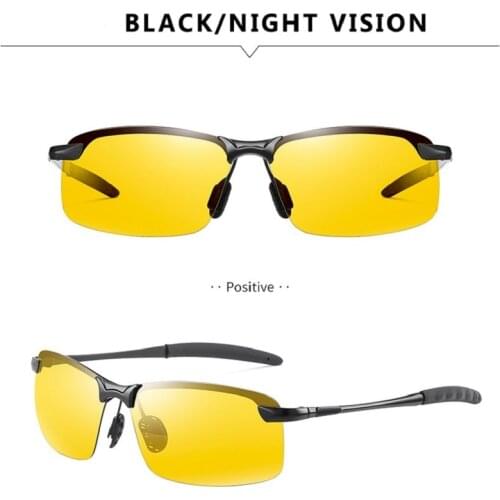 Classic Polarized Night Vision Glasses Photochromic Sunglasses Driving Fishing Goggle For Driver UV400 Sports Okulary Meskie