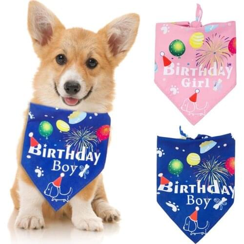Legendog Pet Bandana Creative Cartoon Lovely Dog Bandana Bib Cat Bandana Bib For Birthday Party Dress Up Clothing Accessories