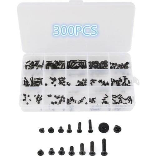300pcs/set Laptop Computer Screws Tool Kit for HP Dell Lenovo Sony Toshiba Samsung IBM 15 Types With Box Hardware Parts