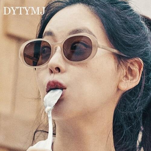 DYTYMJ Oval Vintage Sunglasses Women Luxury Brand Designer Sunglasses Women Retro Sun Glasses for Men Lunette De Soleil Femme