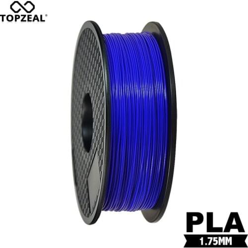 TOPZEAL Fluo Blue 3D Printer PLA Filament 1.75mm 1KG for 3D Natural Materials 3D Printer Supplies