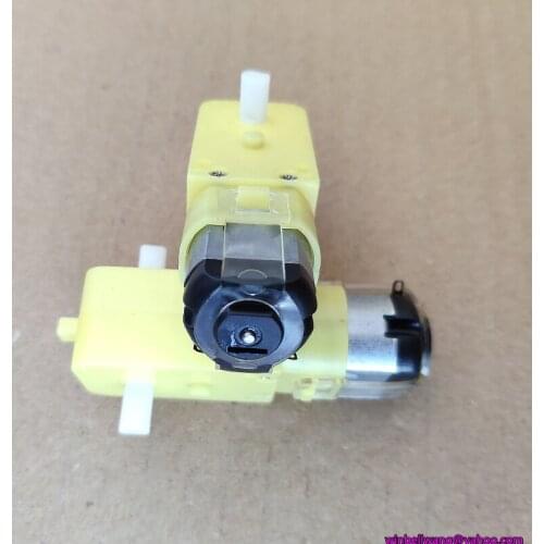 Brand new double shaft TT gear motor reduction ratio 1:48 3-9V anti-interference EMC 4wheels drive car motor toy motor