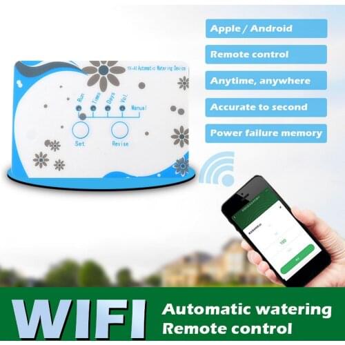 Mobile Phone WIFI Automatic Watering Device Remote Control Garden Plant Utomatic Drip Irrigation System Water Pump Timer Tool