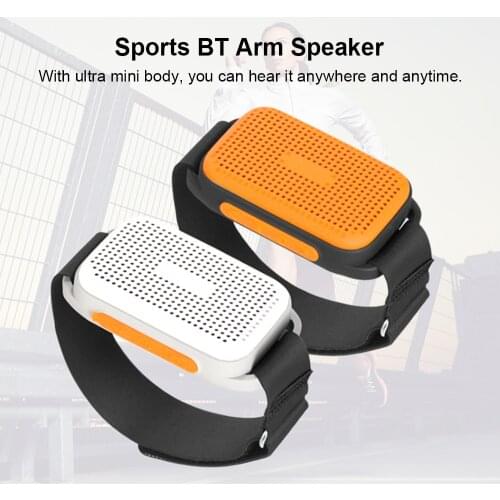 Sports Arm Wireless Bluetooth Speaker Portable Card Bluetooth Audio Subwoofer Waterproof Music Player Rechargeable Mini Speaker