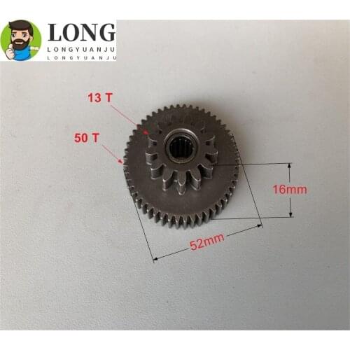Motorcycle Engine Starter Motor Clutch Gear Transmission Gear for Yamaha ZY125 ZY 125cc 4cw 4kl 5wg 4s5 Spare Parts