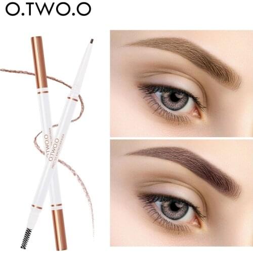 Precision Brow Pencil Ultra Fine Long Lasting Dual-use Eyebrow Pencil With Brush For Women Girl Maquillaje