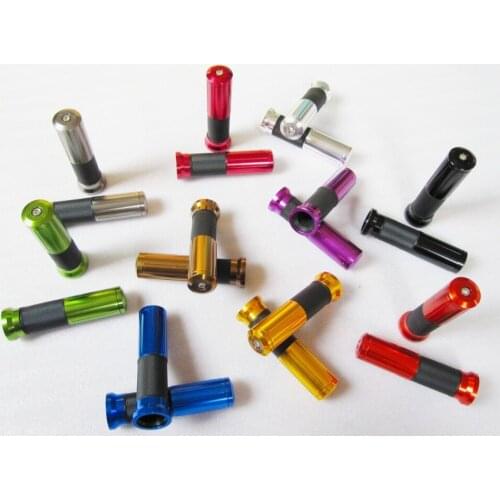 Universal Hand Grips GEL Rubber Handle Bar Grip For 7/8" Motorcycle Purple Red Green Silver Orange Khaki Gray Blue Gold Black