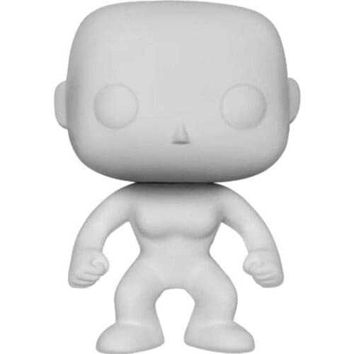 Cartoon Likable DIY Female Figure White Model Toy Blank Custom Your Own Colour Style Vinyl Figure Do It Yourself Brand New Gift