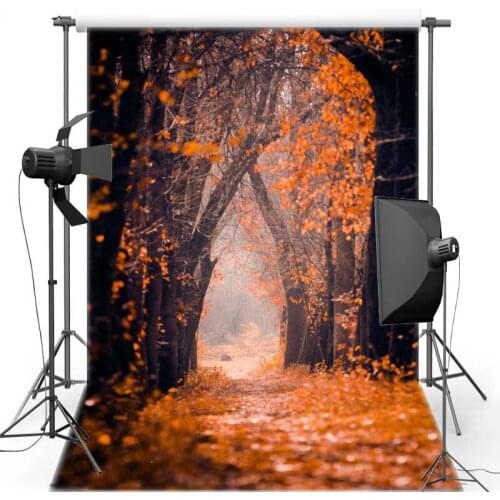 MEHOFOTO Leaves Of Autumn Vinyl Photography Background Forest New Fabric Flannel Backdrop For Wedding photo studio Props F2752