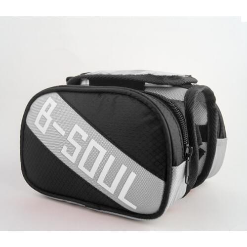 Bicycle Front Tube Bag,4.8inch Waterproof Cycling Bike Bicycle Front Phone Bag Feer Shipping
