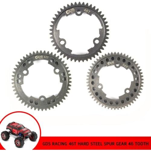 1/5 GDS Racing Steel Spur Gear 46T/50T/54T Tooths RC Monster Car Truck Traxxas Xmaxx Gearwheel For 1:5 Parts Tire Accessories