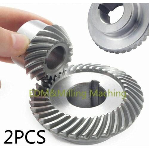 1Set Milling Machine Accessories Tool Lifting Gear C77+96 Helical Mill Gear For Bridgeport Mill Part