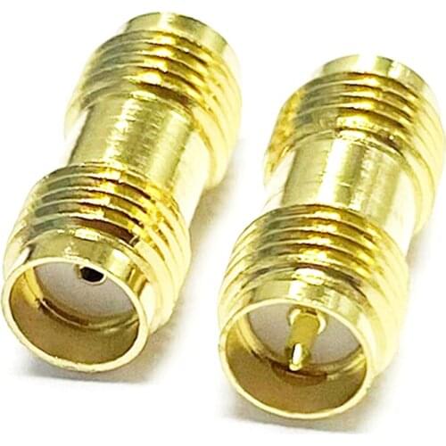 1pc RP-SMA Female to SMA Female Jack RF Coax Adapter Modem Convertor Connector Straight goldplated NEW wholesale