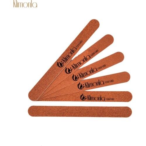 100pcs/lot Orange Nail Polish File 120/180 Grits Nail Art Sanding Buffer Blocks Finger Care Manicure Accessories Tools