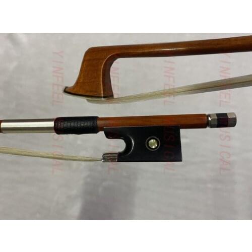4/4 szie Master Pernambuco VIOLIN BOW Sweet Tone Well Balance EBONY FROG Nice Quality Ebony Silver Fittings Professional