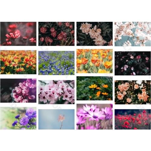 Diy Diamond Painting Flower Pink Nordic Style Full Diamond Handmade Dot Inlaid Diamond Bedroom Living Room Sticker Wall