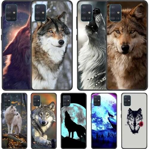 Wolf Art Capas For Samsung Galaxy A51 A71 A72 M30s A21 A21s A31 A41 Phone Cases M31s M51 A21 A12 A02s Casing