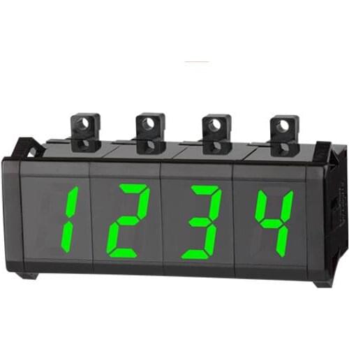 D1SA-GN Display, W11xH20mm LED, Green, 7-Segment, Serial & Parallel Input, 12-24 VDC