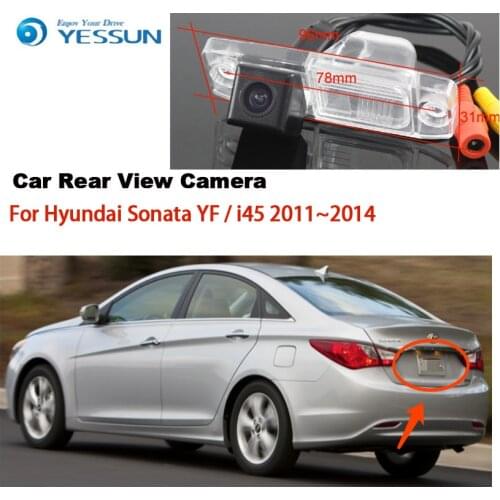 For Hyundai Sonata YF i45 2011~2014 Car Rear View Back Up Reverse Parking high quality Camera Waterproof Night Vision CCD