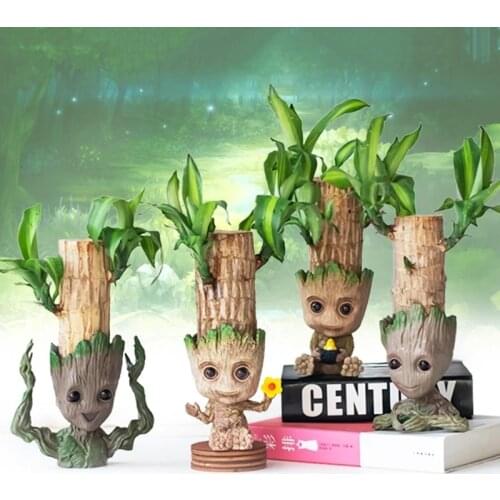 Home Decor Pen Box Groot Plant Pots Organizer Boxes Storage Containers Storage Flower Pot Multifunction Household Items