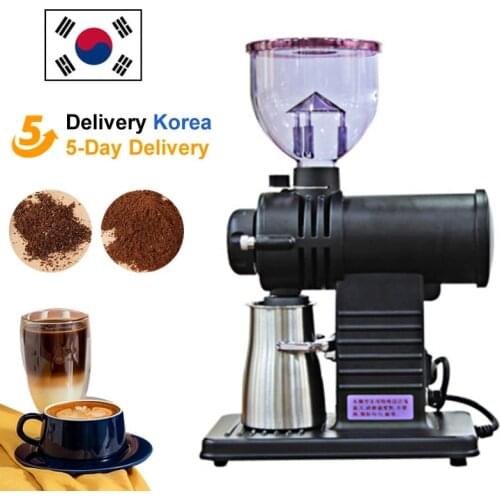 Electric Coffee Grinder Machine Coffee Beans Particle Fully Automatic Detachable 10 File Adjustable High Capacity Fast 110V 220V