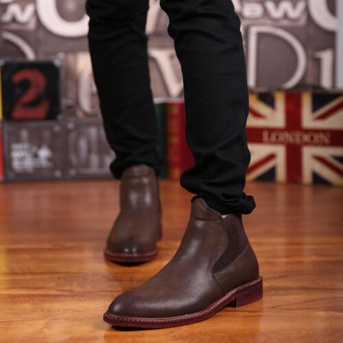 Luxury brand sneakers Winter boots high quality Men Shoes genuine leather Men Boots cow leather Boots Male Adult Mens Footwear