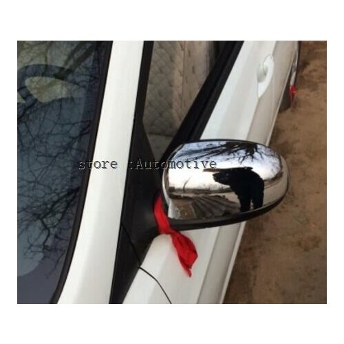 Car side mirror cover rearview mirror cover for Hyundai VERNA Solaris 2010 2011 2012 2013 2014 2015 2016 chrome 2pcs per set